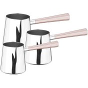 Resim Aryıldız Roma Cezve Takımı Rose Gold 