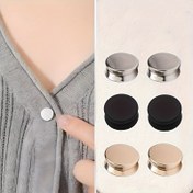 Resim 1/2/3/6'lı Moda Düz Dikiş Bağlantı Elemanları - Çok Renkli Çıkarılabilir Düğmeler, Gömlekler, Yaka, Pantolon, Manşet, Eşarp, Saç Bandı için Uygun - Dekoratif Aksesuarlar, Düğme Setleri, Dikiş Malzemeleri ve Giyim Düğmeleri 