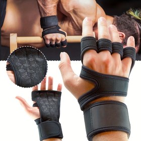Resim Unisex Halter Alet Eldivenleri: Fitness, Spor ve Aerobik İçin Uygun - Bileklerinizi ve Avuçlarınızı Korur 