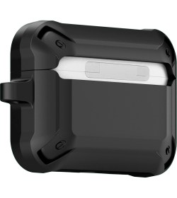 Resim Laut Airpods Pro 3. Nesil Silikon Kılıf - Darbe Emici Tpu Koruma Siyah 