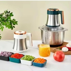 Resim BAGGA New Npp-model 5’litre 5 Bıçaklı Mutfak Robotu Orta Boy Pratik Yardımcı 