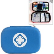 Resim Sones 25'i 1 Arada Eva Taşınabilir Araba Ev Açık Hava Acil Durum Malzemeleri Kiti Hayatta Kalma Kurtarma Kutusu Mavi 