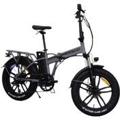 Resim Kron Elektron Zuma 20 Jant Katlanabilir 36 Volt 350 Watt Elektrikli Bisiklet Nardo Gri Siyah 