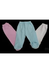 Resim özdemirli bebe Patikli Alt Pijama Ayaklı 3 Lü Paket 