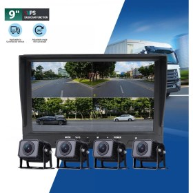 Resim Newfron NF-DC1013 9 Inç Araç Monitörü Set 4 Kamera Dvr Kayıt 