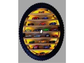 Resim Umut Park Bisiklet Lastik Duvar Raf Düzenleyici. 