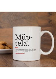 Resim Lügatçe Müptela Isme Özel Kupa 