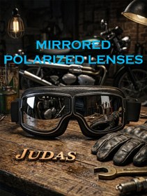 Resim JUDAS G45 Polarize Motosiklet Kayak Doğa Sporları Unisex Güneş Gözlüğü -Sadece Gözlük 