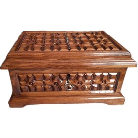 Resim AS ÇEYİZ Ahşap Oyma Sandık Ahşap Kutu Kilitli Oyma Sandik Takı Sandığı Hediyelik Ahşap Oyma Maras Sandigi 