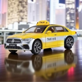 Resim BYCEGU 95378 SESLİ VE IŞIKLI ÇEK BIRAK KAPILARI AÇILAN OYUNCAK TAXİ BİR ADETTİR 