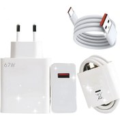 Resim Type C 67w Watt Ultra Hızlı Şarj Aleti Adaptör Kablo Set 