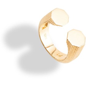 Resim Double Headed Seljuks Lines Ring - 15 