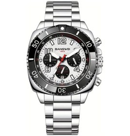 Resim Fochsia Lıge Erkek Genç Spor Saati Gümüş Beyaz Kadran Multifonksiyon Takvimli Işıklı Diğer 