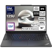 Resim Lenovo ThinkPad E16 Gen 2 21MA003MTXHMF121 Ultra 5-125U 8 GB 256 GB SSD 16" W10H Dizüstü Bilgisayar 