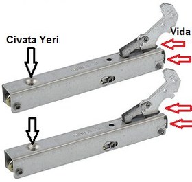 Resim Simtaş Ankastre Fırın Kapak Menteşesi-2 Adet 