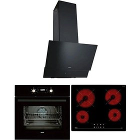 Resim Teka HAK 627 - TB 6415 - ATV 60 Siyah Ankastre Set 