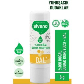 Resim Siveno Doğal Dudak Koruyucu Bal 6 gr 