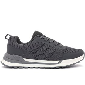 Resim Derimod Erkek Gri Bağcıklı Kumaş Sneaker 24WFD69326F 