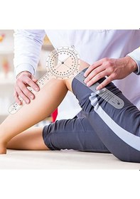 Resim Adet Şeffaf Ortopedik Kare Plastik Alet 360 Derece Bant Dişli Cetvel 12 İnç 