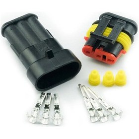 Resim Su Geçirmez Araç Konnektörü 6 Pim Takım 4441 