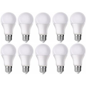 Resim 9W Led Ampul Beyaz 10 Adet 