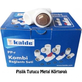 Resim Kalde Kombi Montaj Seti Düz Pp 8`li Alt Bağlantı Seti 