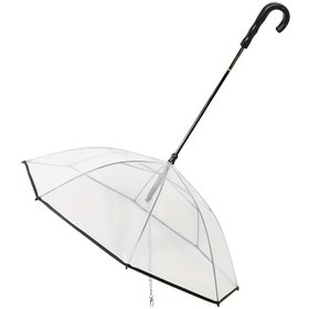 Resim Bu Şeffaf Dış Mekan Evcil Hayvan Şemsiyesi ile Köpeğinizi Kuru ve Şık Tutun! 