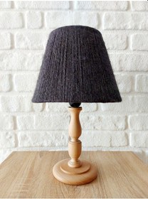 Resim Retro Now Perge Natural Ahşap Ayakli Abajur 