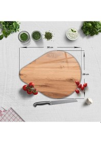 Resim Decorita Cam Kesme Tahtası | Damla Serisi-2|28cm x 36cm 