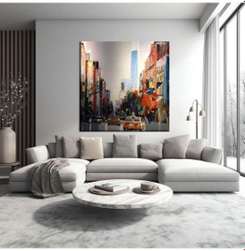 Resim Metropolün Renkleri Kanvas Tablo 