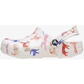 Resim Crocs Classic Character Print Clog K Çocuk Beyaz Clog Terlik 209695-9cd Beyaz 