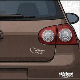 Resim Sticker Works Trabzon İl Harita Sticker – Şehir Aşkını Yansıt! 