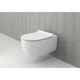 Resim Bocchi V-Tondo Rımless Asma Klozet - Mat Beyaz 1416-002-0128 Kapak Dahil 