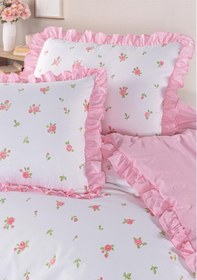 Resim Uçkan Home Tek Kişilik Nevresim Seti %100 Pamuk Pembe --UH-00050 
