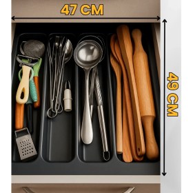 Resim ALMITAL 47X49 Kaşıklık ve Kepçelik 2'li Set 40X41CM ‘e Kadar Kesilebilir 
