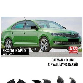 Resim Rapid Batman Ayna Kapağı Piano Black / 2015-2017 Sinyalli 