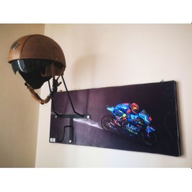 Resim Özel Fotoğraflı Kask Askısı, Motorcu Kask Askısı, Personalv92 