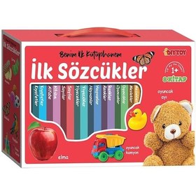 Resim İlk Kütüphanem İlk Sözcükler 8'li Mini Kitap Seti 