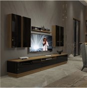 Resim Decoraktiv Trendstyle 8ds Mdf Tv Ünitesi Tv Sehpası - Pera - Siyah 