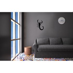 Resim Akrep Folyo Sticker 50cm Uzunluk Siyah 