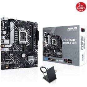 Resim ASUS Prıme H610m-a Wıfı H610 Ddr5 Vga Glan Matx Hd Dp M2 Rgb Us3 1700p Anakart 