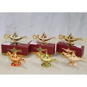 Resim Mineli Metal Alaaddin Lambası Model 3 
