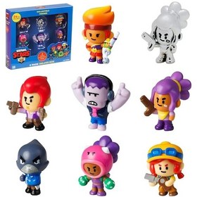 Resim Brawl Stars 8'li Delüks Figür 