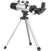 Resim Astronomik Teleskop Kompakt Taşınabilir Teleskop 90x Siyah Ve Gümüş 