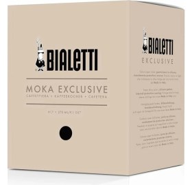 Resim Hype Store - Exclusive: 6 Cups Ocak Üstü Espresso Pişirici - 270ML - Siyah Renk - Alüminyum Gövde - Patentli Gü 