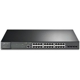 Resim Tp-link Sg3428mp 24 Port Poe Gigabit 4port Gigabit Sfp L3/l2+ Yönetilebilir Rackmount Metal Kasa Switch 