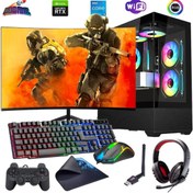 Resim ROGAME I5 14400F 16GB DDR4 512GB M2 8GB RTX4060 24" 100Hz Mon. Oyun Bilgisayarı (Gaming SET) 
