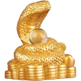 Resim Trendooze Çin Yeni Yılı Yılanı Fengshui Tezgah Heykeli 8x5.5x9.2cm 8cmx5.5cmx9.2cm 