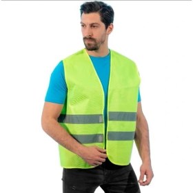 Resim MK Motor Motosiklet Ikaz Yeleği Reflektörlü Ikaz Yeleği Standart 