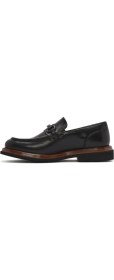 Resim Derimod Erkek Siyah Tokalı Deri Casual Loafer 25SFD722418 